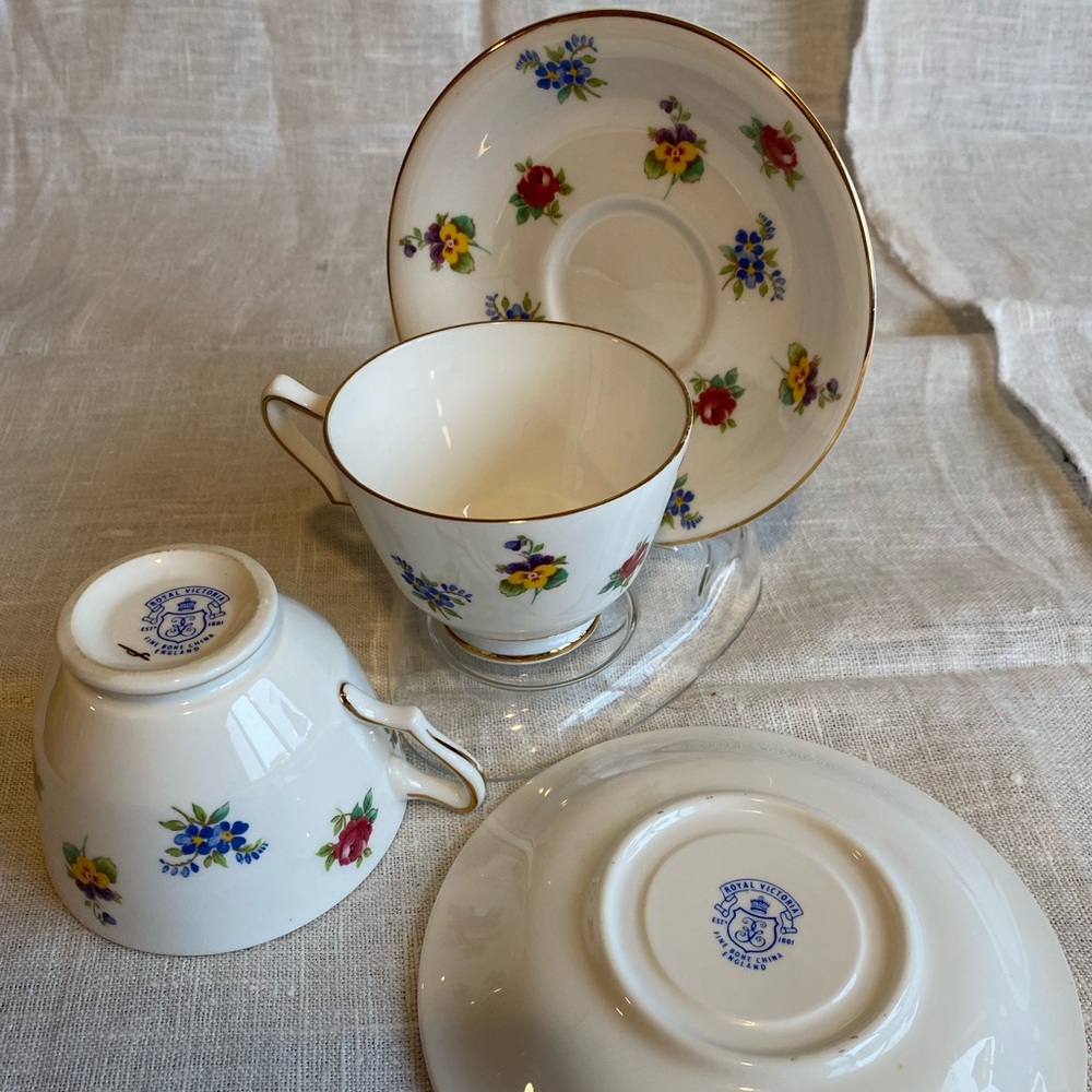 Royal Victoria teacup and saucers